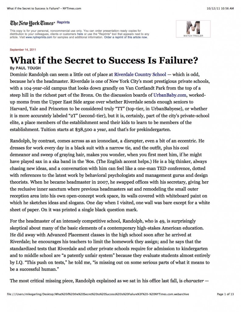 essay about business success and failure