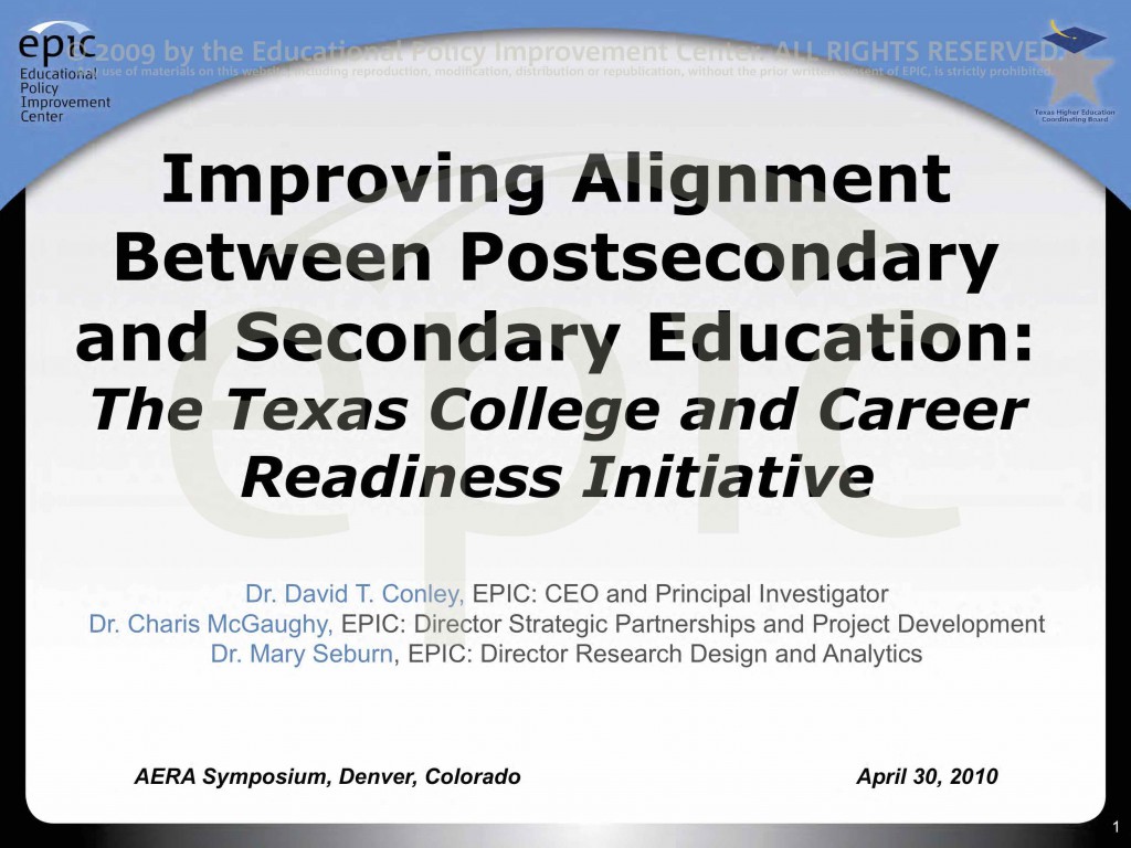 Presented at the AERA Annual Meeting in Denver, Colorado.