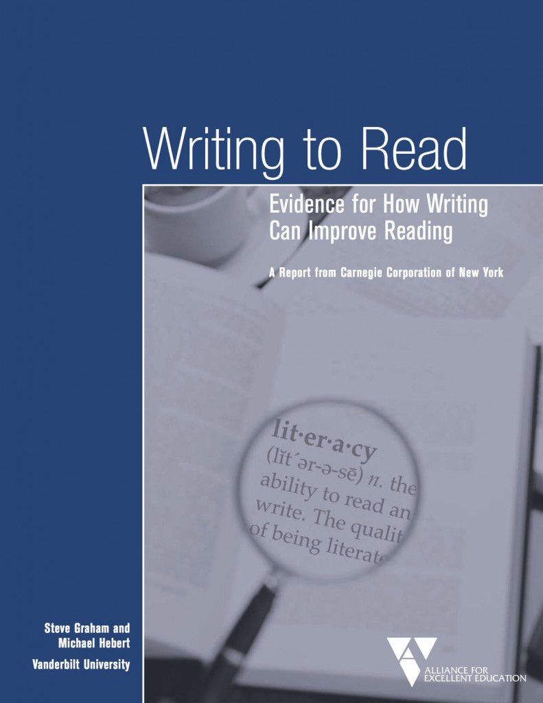This report from the Carnegie Corporation of New York advocates for the use of writing-based practices to increase literacy skills among American students.