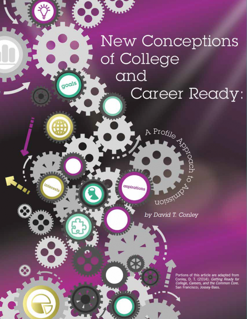 New Conceptions of College and Career Ready Report Cover